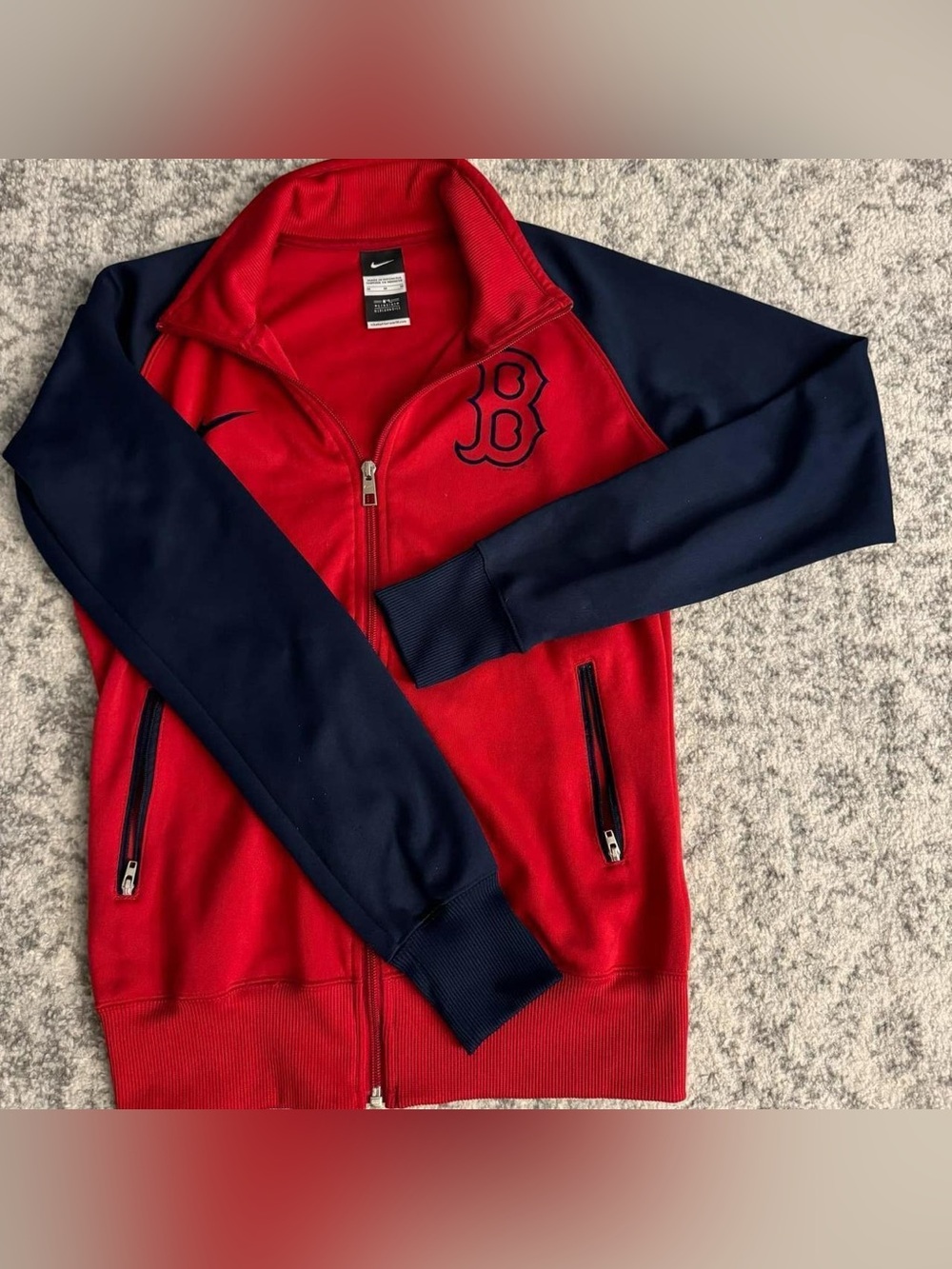 Nike Boston Red Sox Track Jacket Size Medium